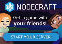 Nodecraft. Get in game with your friends! Start your server now!